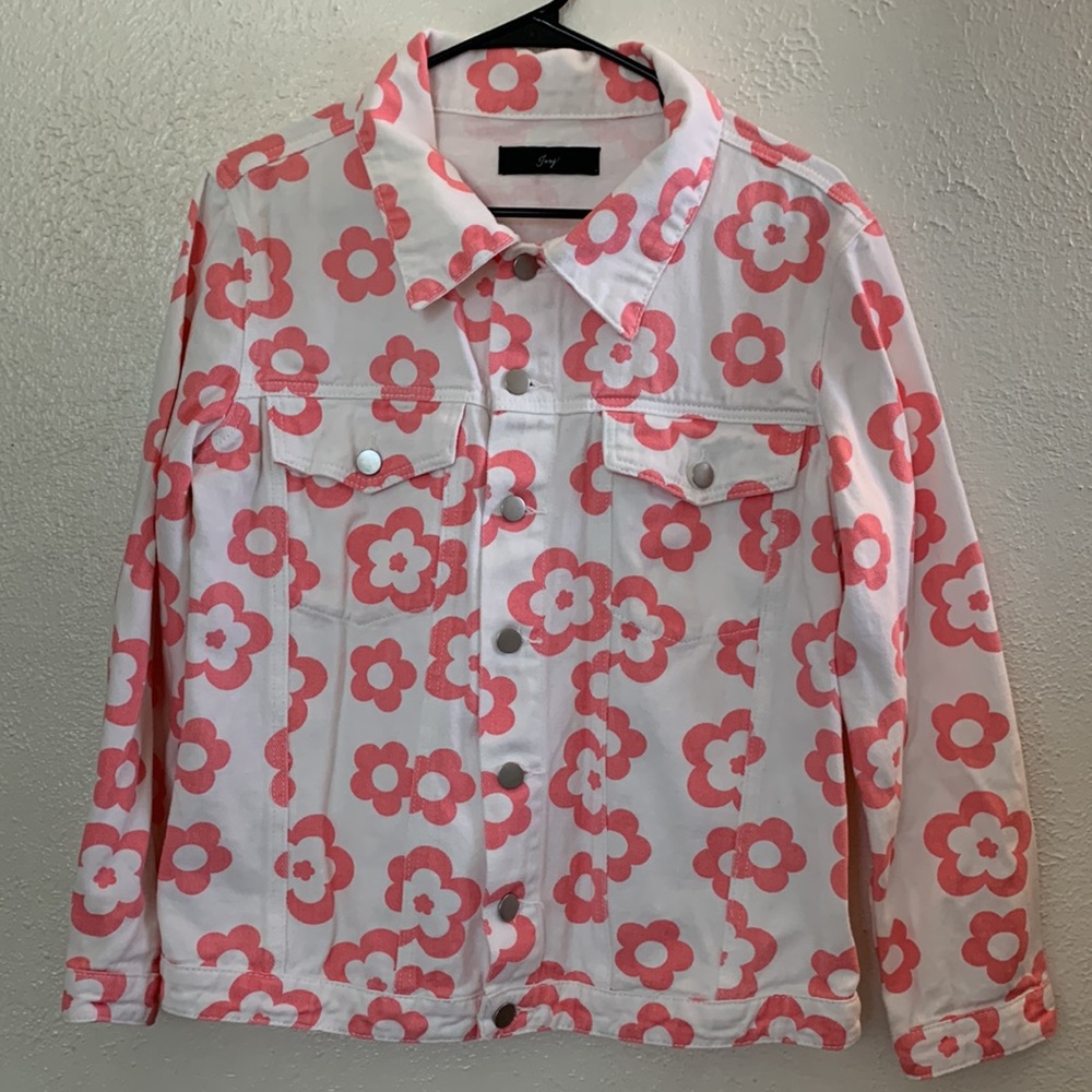 Floral Denim Jacket